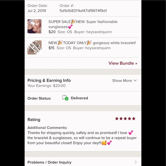 NEW.🎉NO OFFERs💕 LAST ONE🎉 - Picture 6 of 6